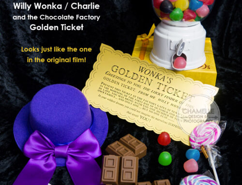 DIY Willy Wonka Charlie and the Chocolate Factory Golden Ticket