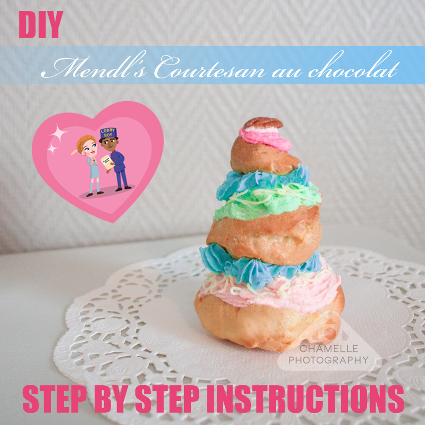 DIY Mendl's courtesan au chocolat Valentine's Day