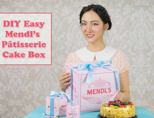 Video: DIY Mendl’s Patisserie Cake box – The Grand Budapest Hotel