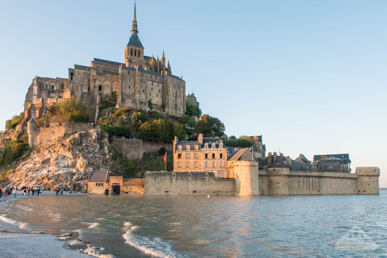 Le Mont Saint Michel France travel high tide