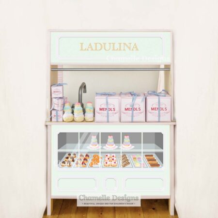 Duktig Play Kitchen Hack - French Patisserie Paris Ladulina removable decal