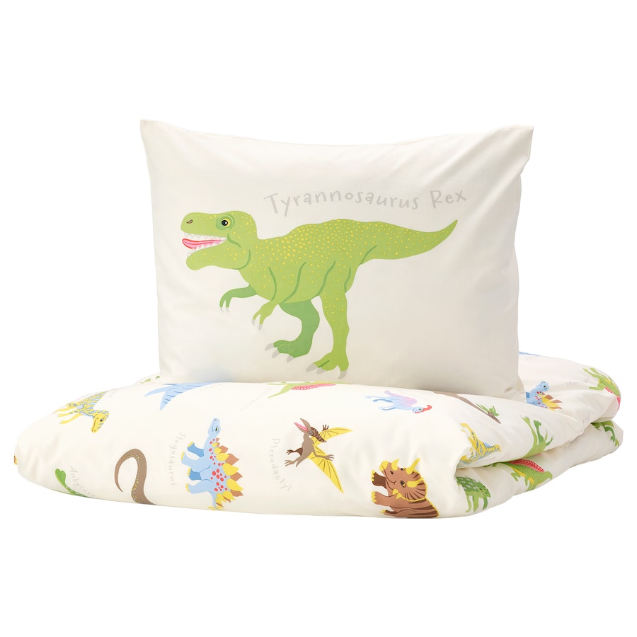 Ikea childrens bed linen duvet covers quality thread count jattelik dinosaur