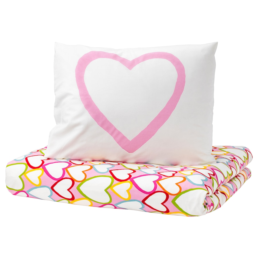 Ikea childrens bed linen duvet covers quality thread count vitaminer-hjarta hearts